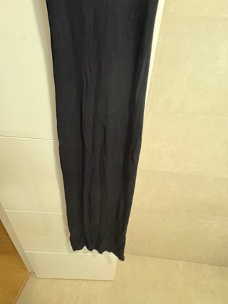 Vestido largo negro Mango Talla XS