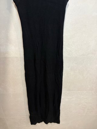 Vestido largo negro Mango Talla XS