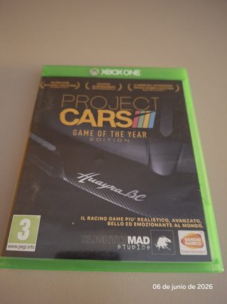 XBOXOne Project Cars - Perfecto Estado