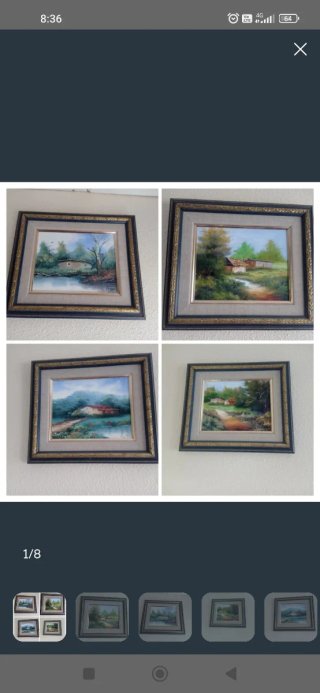 Lote de cuadros decorativos