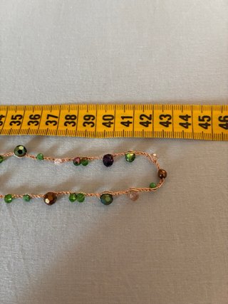 Collana uncinetto fatta a mano