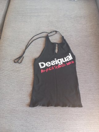 Top Desigual cuello anudado T.S