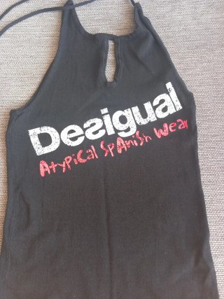 Top Desigual cuello anudado T.S