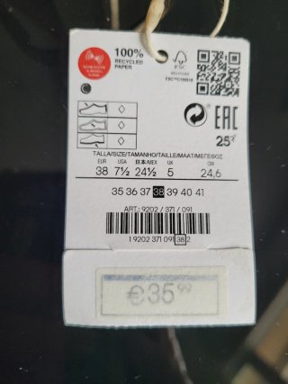 Sandalias Stradivarius Talla 38 Doradas