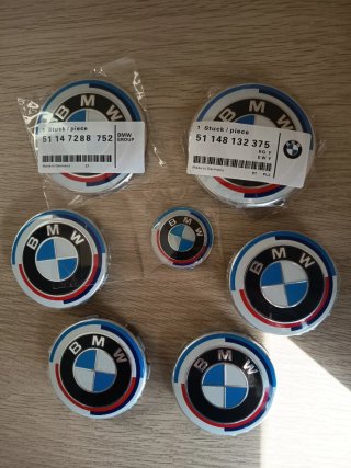 8 Anagramas BMW 50 años (Kit 8 unidades)