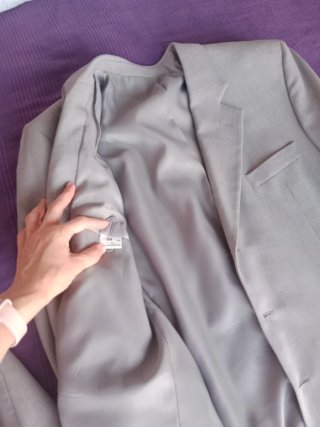 Traje de 3 piezas Gris
