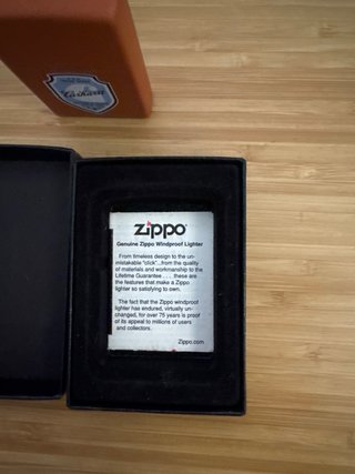 Accendino Zippo Carhartt leggi la descrizione