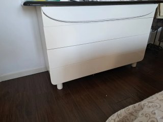 Armadio bianco laccato lucido 4 stagioni