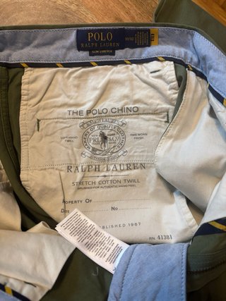 Pantaloni Polo Ralph Lauren Verde Oliva