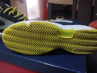 Zapatillas deportivas Boomerang azul y amarillo