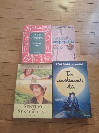Pack 4 libros románticos