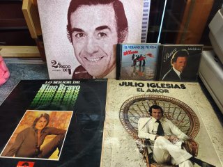 Lote Vinilos y CDs: Nino Bravo, Julio Iglesias