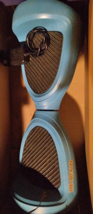 Patinete eléctrico infantil azul