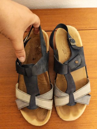 Sandalias azul flip flop
