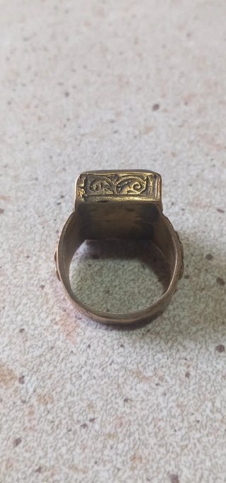 Anello sigillo afghano vintage