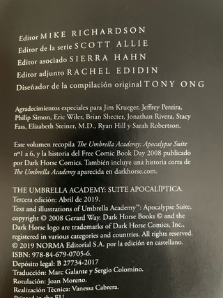 THE UMBRELLA ACADEMY 1: SUITE APOCALÍPTICA