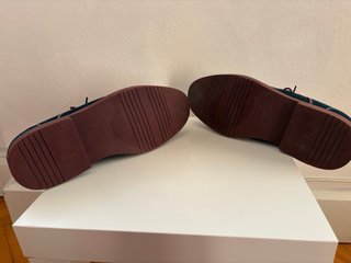 Scarpe eleganti camoscio 42 blu gutteridge
