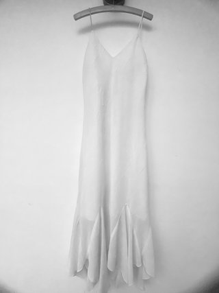 Vestido fiesta blanco talla 36