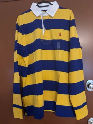 Polo Ralph Lauren Maglia a Righe Blu Giallo