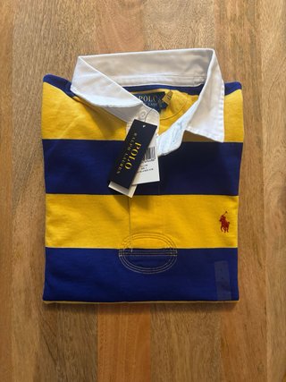 Polo Ralph Lauren Maglia a Righe Blu Giallo