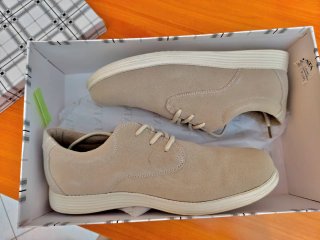 Scarpe Derby Tata Camoscio Beige Tg 40