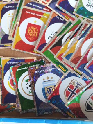 Set completo de los 48 Escudos Colección Cromos Pa