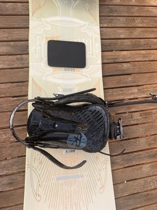 Tabla de snowboard Rossignol 159 cm + fijaciones +