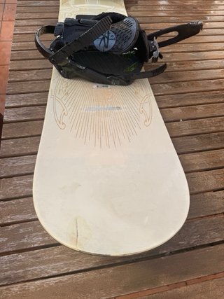 Tabla de snowboard Rossignol 159 cm + fijaciones +