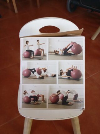 Balón Pilates y Premamá Morado