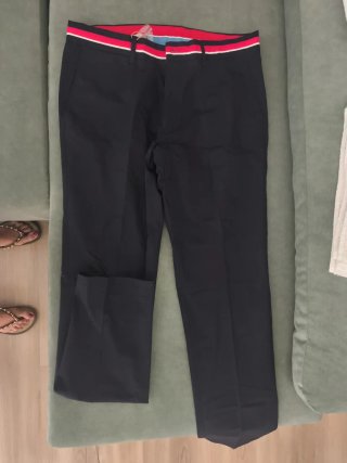 Pantalón vestir El Ganso Negro con Raya Roja
