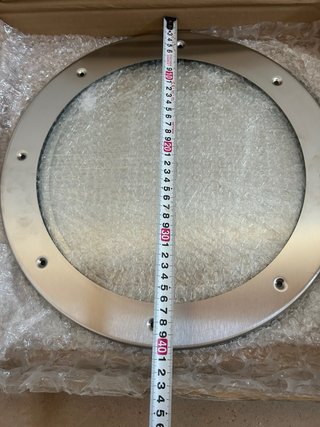 Cristal ojo de buey redondo