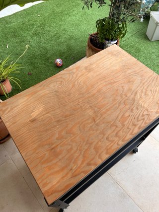 Mesa auxiliar Ikea con ruedas