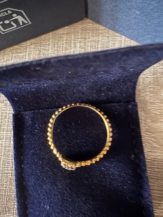 Anillo Agatha Paris Corazón Dorado