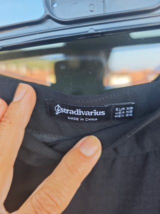 Falda pantalón de vuelo negra fresquita