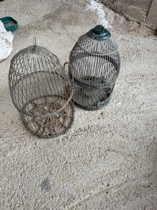 Jaula para pájaros vintage