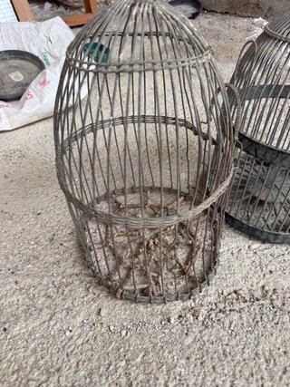 Jaula para pájaros vintage