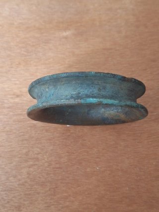 Antiguo anillo de tiro o premoneda