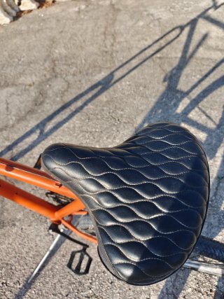Bicicleta custom naranja
