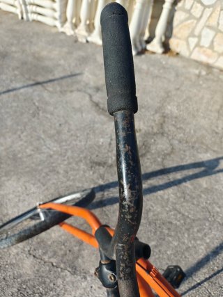 Bicicleta custom naranja