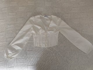 Conjunto Bershka Pantalón y Blusa Talla XS