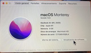 MacBook Air M1 Plata/Gris Espacial