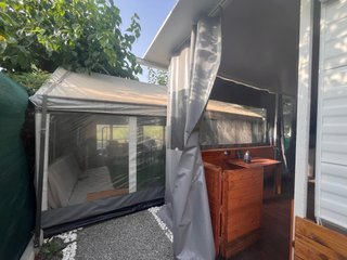 Carpa de lona para Camping 5.45x4.50m