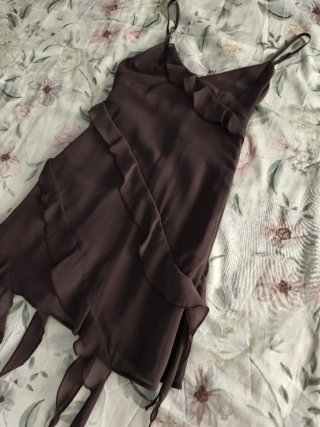 Vestido Pull&Bear volantes Talla S