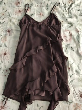 Vestido Pull&Bear volantes Talla S