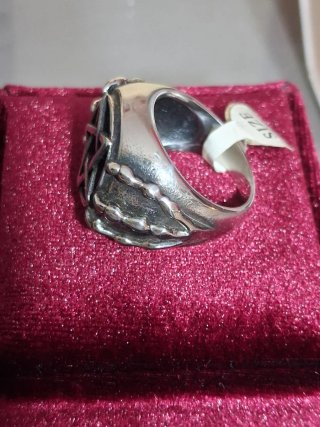 Anello uomo con pentacolo