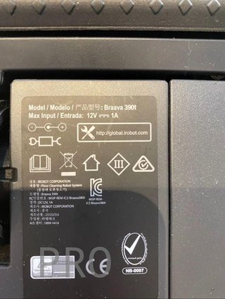 robot de limpieza de suelos iRobot Braava 390t