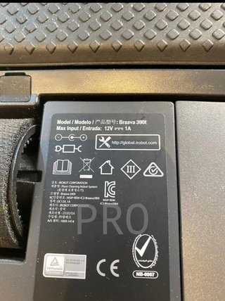 robot de limpieza de suelos iRobot Braava 390t