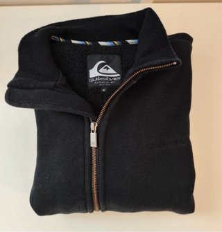 Sudadera Quiksilver Negra Hombre