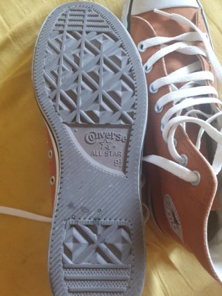 Converse All Stars Naranja Talla 43