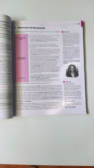 Historia de la filosofía, 2 Bachillerato
